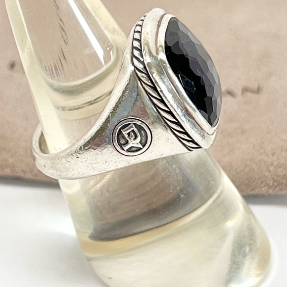 David Yurman 14mm Black Orchid Albion Ring - Picture 3 of 8